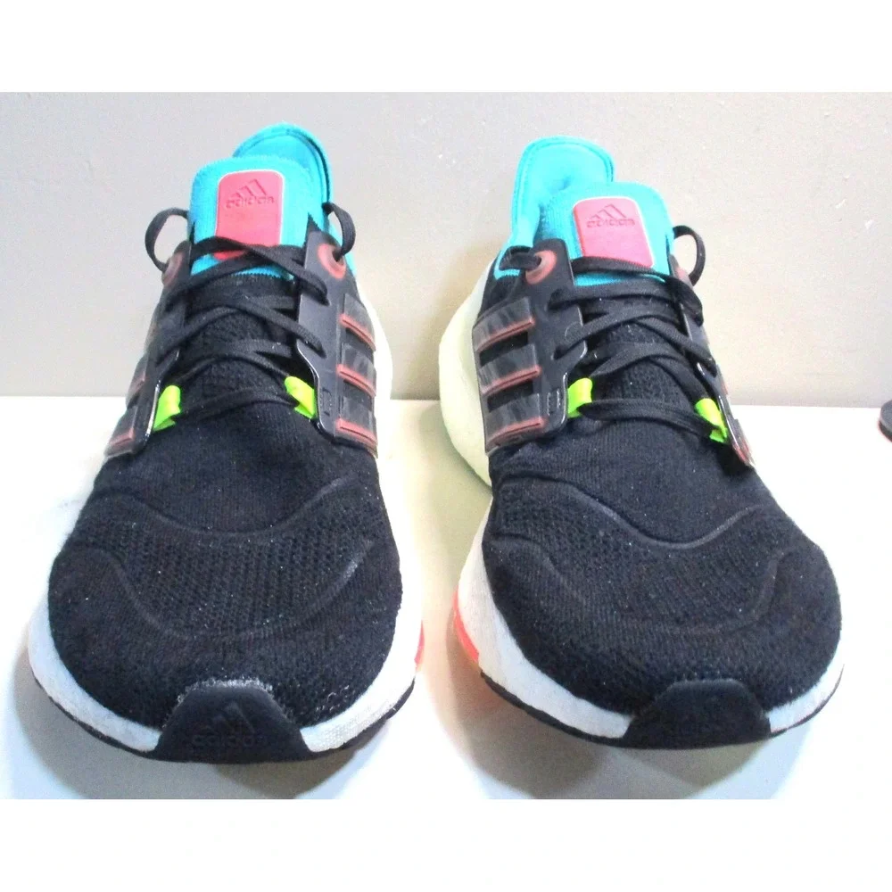 Adidas Ultraboost 21 Mens Running Shoes Black Solar Yellow GX5497 Size 13